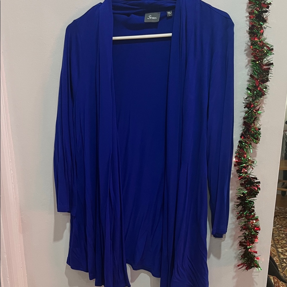 Stylish Blue Women's Cardigan by Sioni